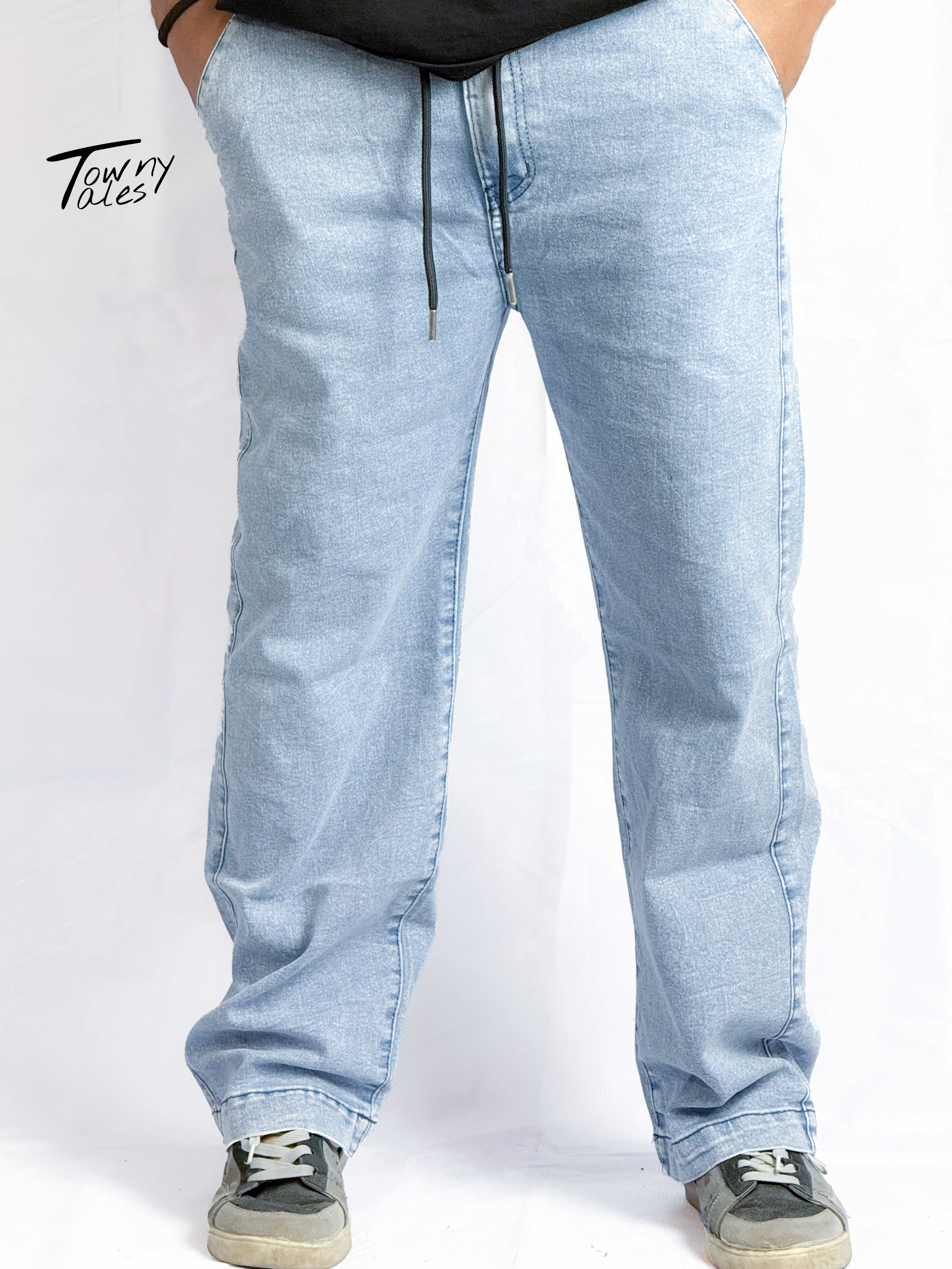 Sky Blue Baggy Denim
